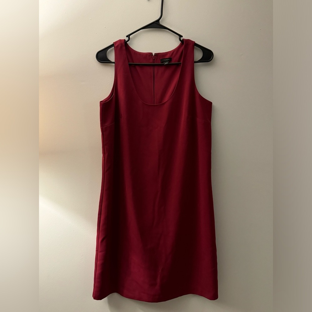 Ann Taylor Burgundy Cocktail Dress